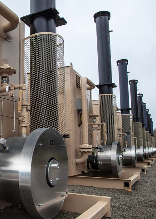 Gas processing unit on the shop floor