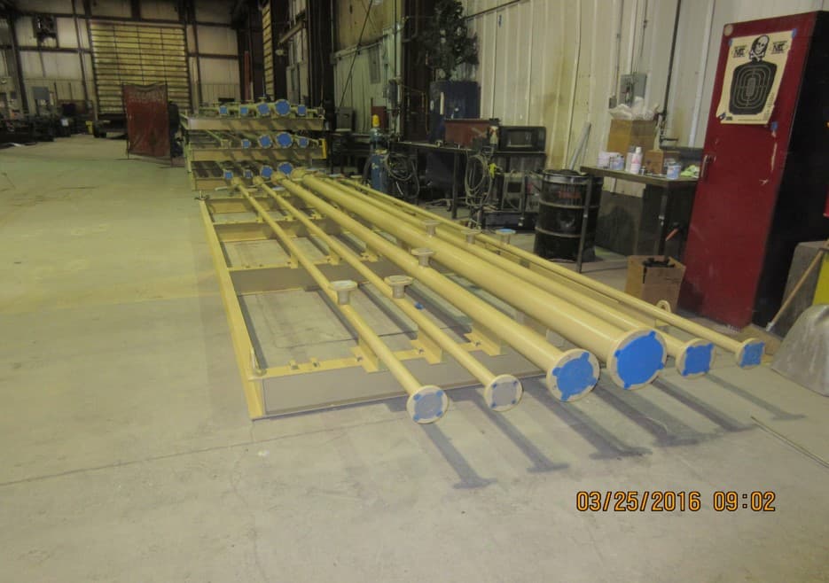 Piping skid fabrication